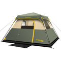 FanttikOutdoor Zeta C4 Pro Camping Tent 4 Person Instant Cabin Tent Setup in 60 Seconds with Rainfly & Windproof Portable Tent with Carry Bag for Family Camping & Hiking