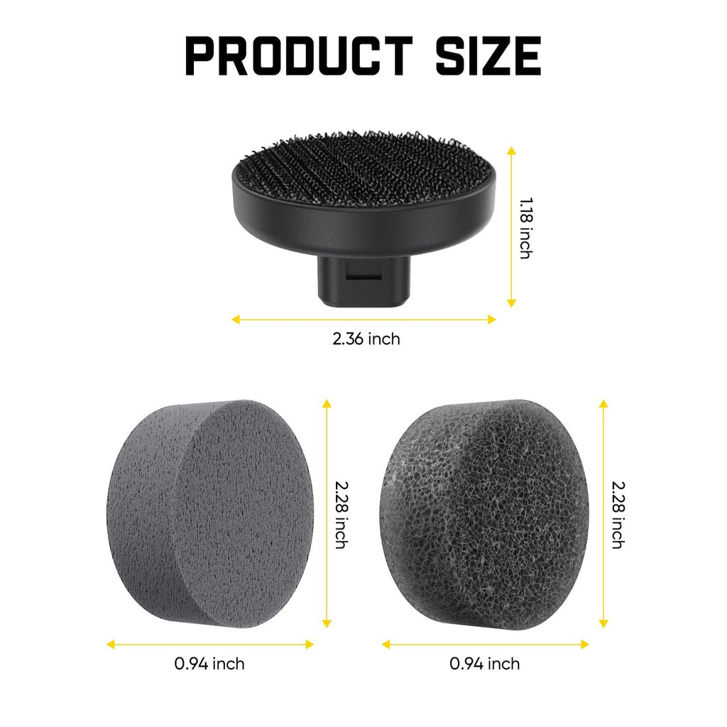 Fanttik 7-in-1 Brush Head Set, designed for deep cleaning in sinks, stoves, countertops, tiles, range hoods, dishes, and more—perfect for tackling a variety of tough cleaning tasks