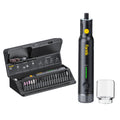 Fanttik F2 Pro cordless rotary tool kit with bits, black storage case, and battery pack